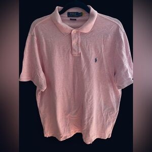 Polo by Ralph Lauren Men's Light Pink Polo Shirt